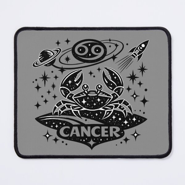 Item preview, Cáncer Cósmico Zodiacal – Blanco y Negro de Mediados de Siglo designed and sold by FilBlue.