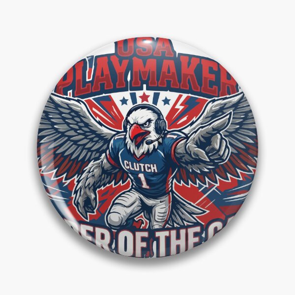 Item preview, USA Playmaker - American Eagle Football Mascot designed and sold by YasminTaha.