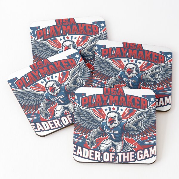 Item preview, USA Playmaker - American Eagle Football Mascot designed and sold by YasminTaha.