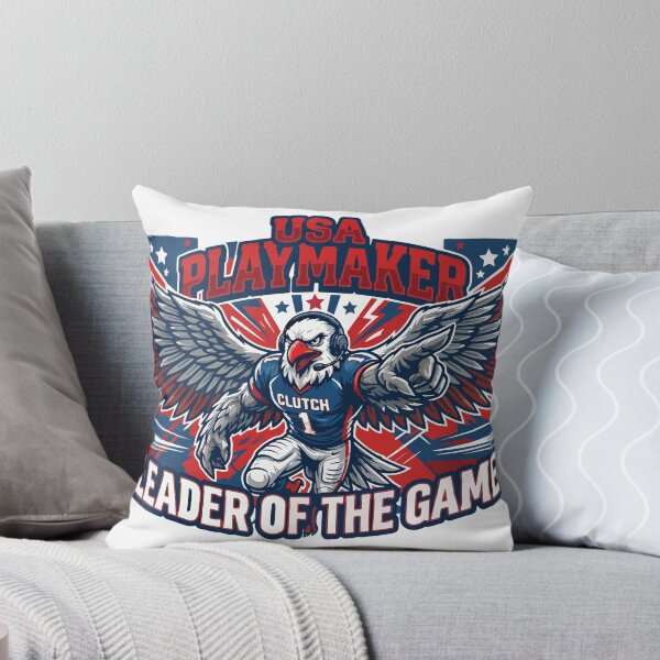 Item preview, USA Playmaker - American Eagle Football Mascot designed and sold by YasminTaha.
