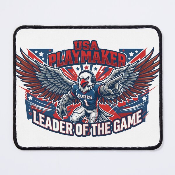 Item preview, USA Playmaker - American Eagle Football Mascot designed and sold by YasminTaha.