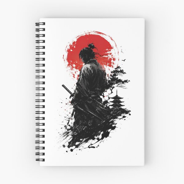 Item preview, Samurai Warrior Japanese Ink Design designed and sold by Amr Siam.