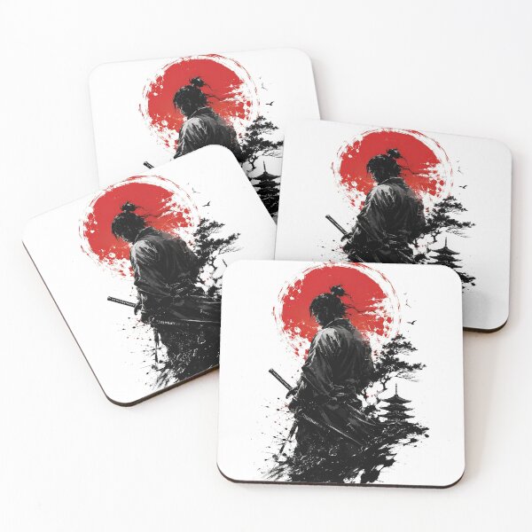 Item preview, Samurai Warrior Japanese Ink Design designed and sold by Amr Siam.