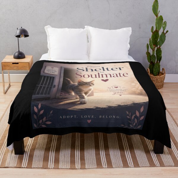Item preview, From Shelter to Soulmate Rescue Cat Poster designed and sold by Sketchlegacy.