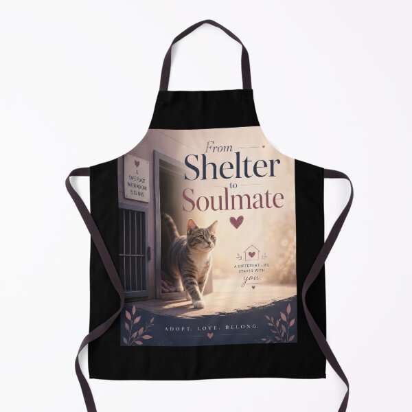 Item preview, From Shelter to Soulmate Rescue Cat Poster  designed and sold by Sketchlegacy.