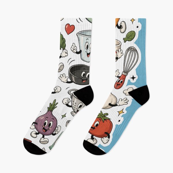 Item preview, Cute Cooking Collection | Rubber Hose Kitchen & Vegetable Cartoon Design designed and sold by TheStephanieRome.
