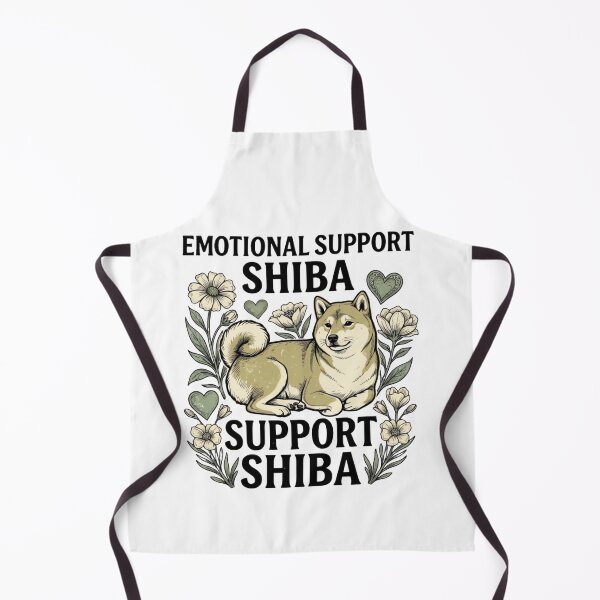 Item preview, Emotional Support Shiba – Retro Dog Lover Gift Design designed and sold by urbinet.