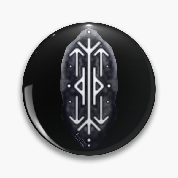 Item preview, Protection Bindrune Runestone designed and sold by dragonthorn-art.