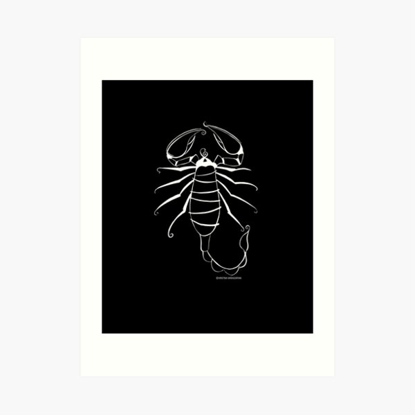Scorpio Zodiac Sign Art Print