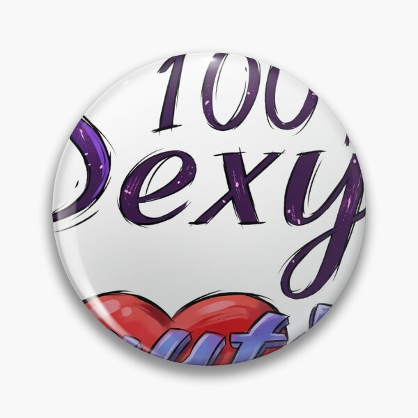 Item preview, 100% Sexy! Beautiful - Purple Glitter and Red Hearts Graphic Design designed and sold by Andruzito.