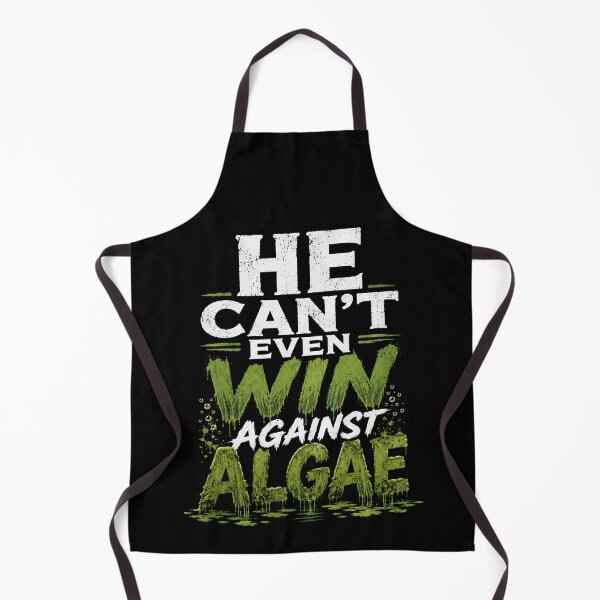 Item preview, He Can’t Even Win Against Algae – Funny Green Political Satire  designed and sold by THREE LITTLE BEANS.