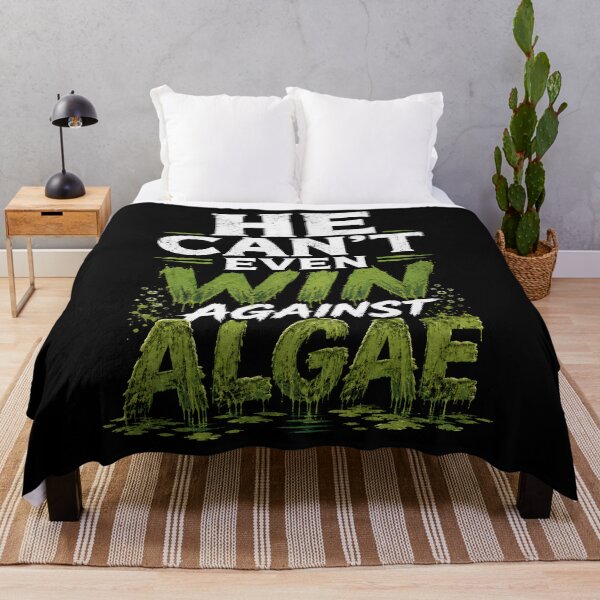 Item preview, He Can’t Even Win Against Algae – Funny Green Political Satire designed and sold by THREE LITTLE BEANS.