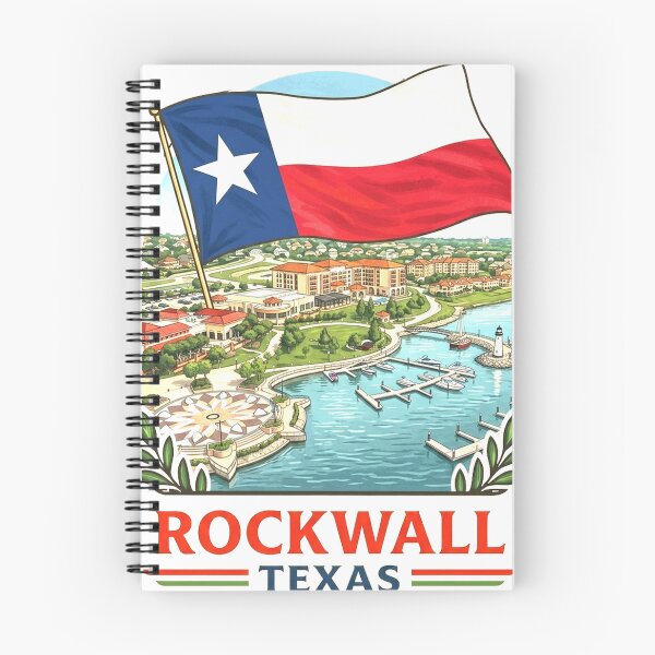 Item preview, Rockwall Texas Harbor Lake Ray Hubbard Vintage Travel designed and sold by HaydenMillepied.