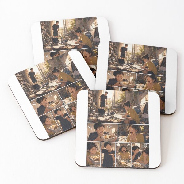 Item preview, Student Life Cozy Reading Room Comic Print designed and sold by Grafititee.
