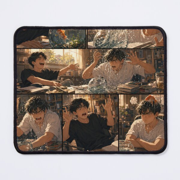 Item preview, Student Life Cozy Reading Room Comic Print designed and sold by Grafititee.