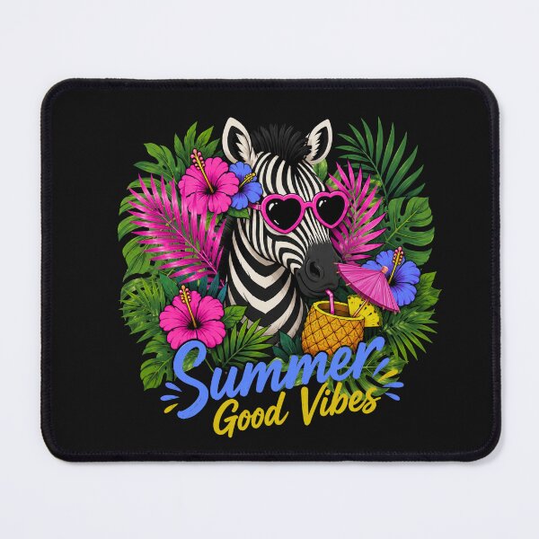 Item preview, Summer Good Vibes Zebra designed and sold by Aimetoi.