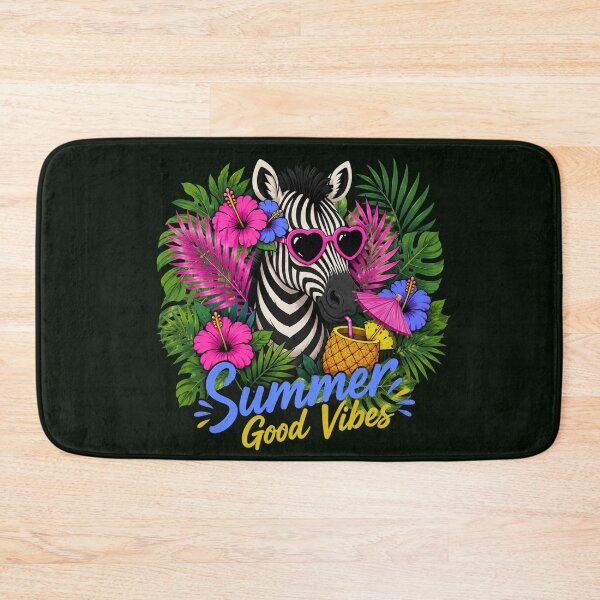Item preview, Summer Good Vibes Zebra designed and sold by Aimetoi.