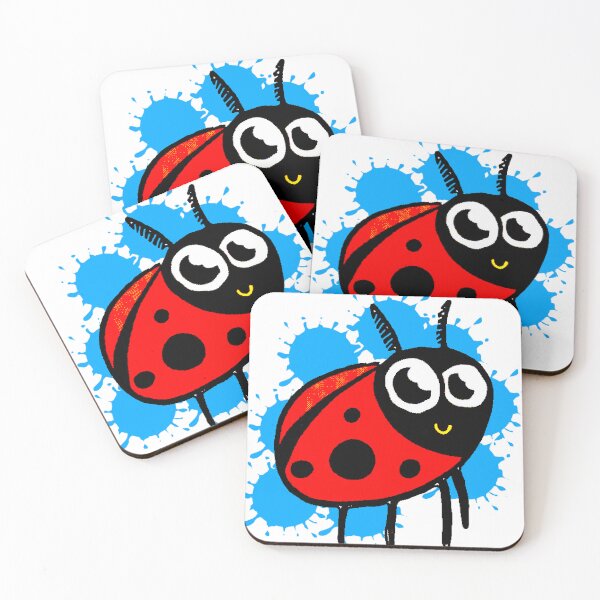 Item preview, Kawaii Red Ladybug Cute Tender Insect for Kids designed and sold by AstronautMerch.