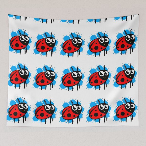 Item preview, Kawaii Red Ladybug Cute Tender Insect for Kids designed and sold by AstronautMerch.