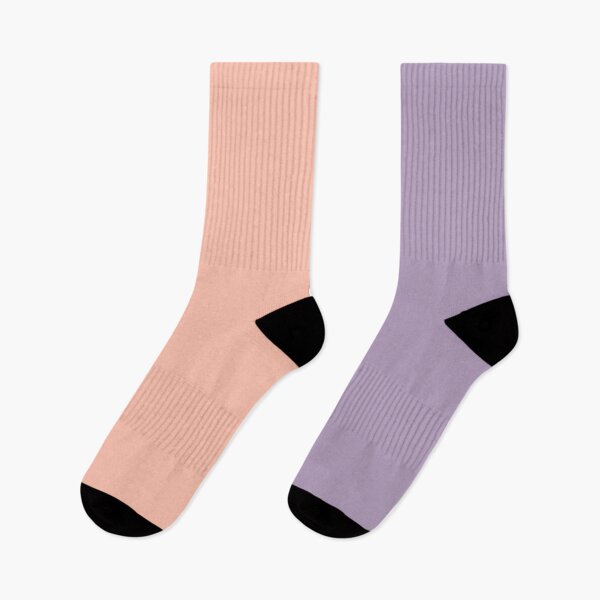 Item preview, Pastel Soft Orange and Mauve Two Tone Split Color designed and sold by pluielegere.