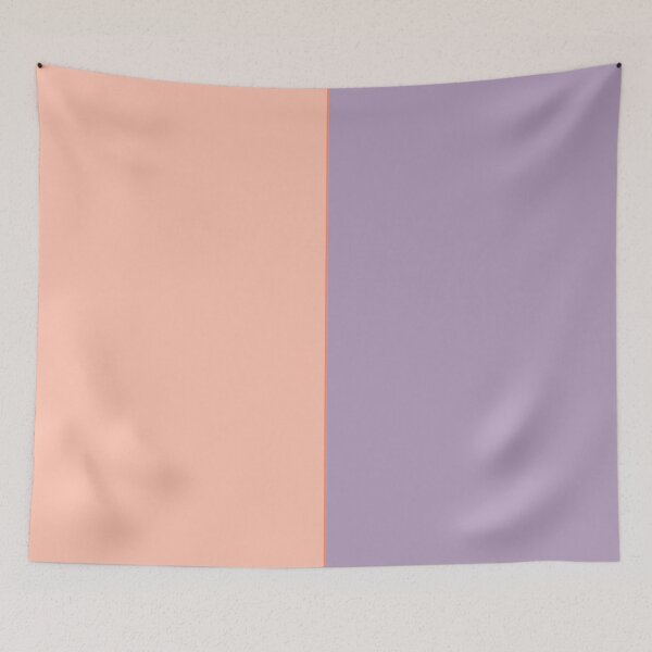 Item preview, Pastel Soft Orange and Mauve Two Tone Split Color designed and sold by pluielegere.