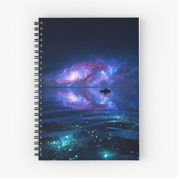 Item preview, Cosmic Serenity : Galaxy Reflections Over the Midnight Sea designed and sold by DKGWorld.