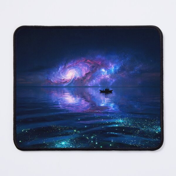 Item preview, Cosmic Serenity : Galaxy Reflections Over the Midnight Sea designed and sold by DKGWorld.