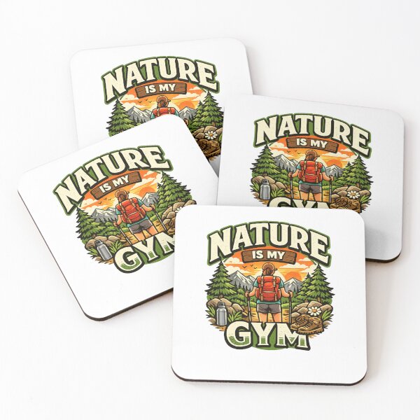 Artikelvorschau, Nature Is My Gym Female Hikers entworfen und verkauft von DPBTees70.