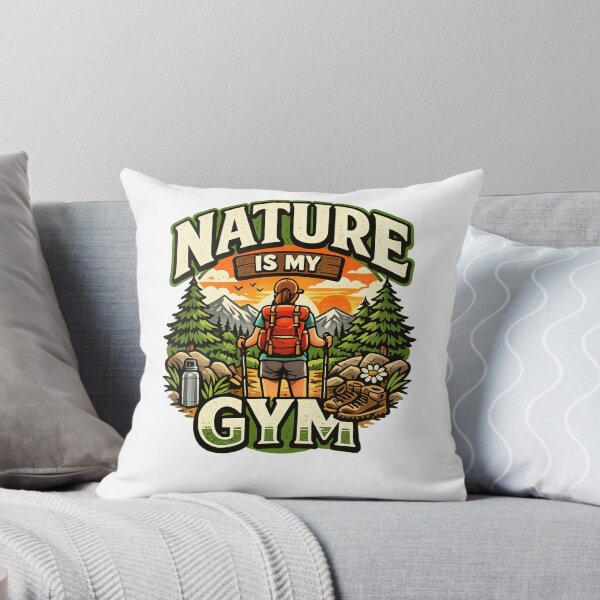 Item preview, Nature Is My Gym Female Hikers designed and sold by DPBTees70.