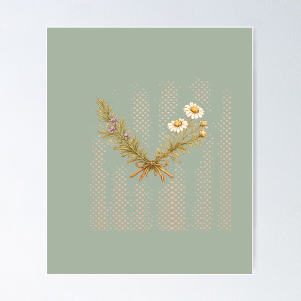 Item preview, Rosemary and Chamomile Herbalist Botanical  designed and sold by MagicMakerPh⭐⭐⭐⭐⭐.