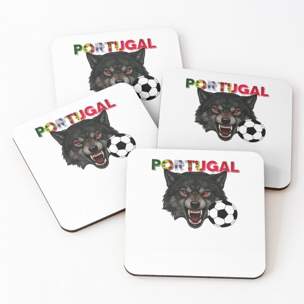 Item preview, Portugal Wolf Mascot Football Logo Sport designed and sold by Sarah'sCreativeLab.