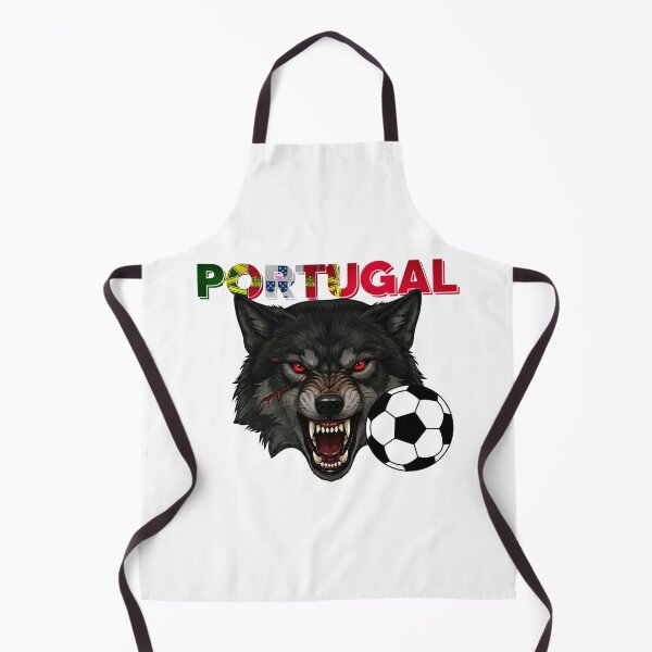 Item preview, Portugal Wolf Mascot Football Logo Sport designed and sold by Sarah'sCreativeLab.