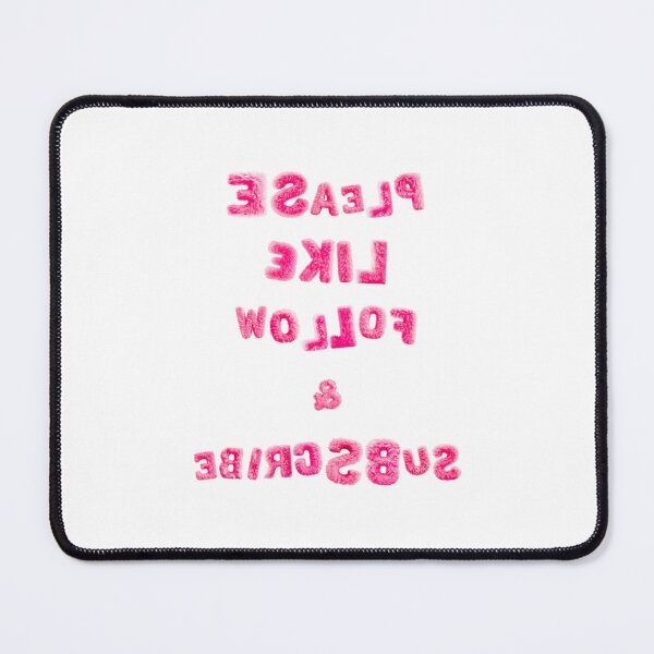 Item preview, ✴️ PLEASE LIKE FOLLOW & SUBSCRIBE COLLECTION ✴️  - FURRY PINK TEXT - Camera Ready (REVERSED) Darling Edition designed and sold by WheelieGdArt.