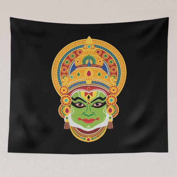 Item preview, Kerala City Vibes | God’s Own Country Travel Aesthetic | Vintage India Souvenir |kathakali ver 3 designed and sold by mndesignworx.