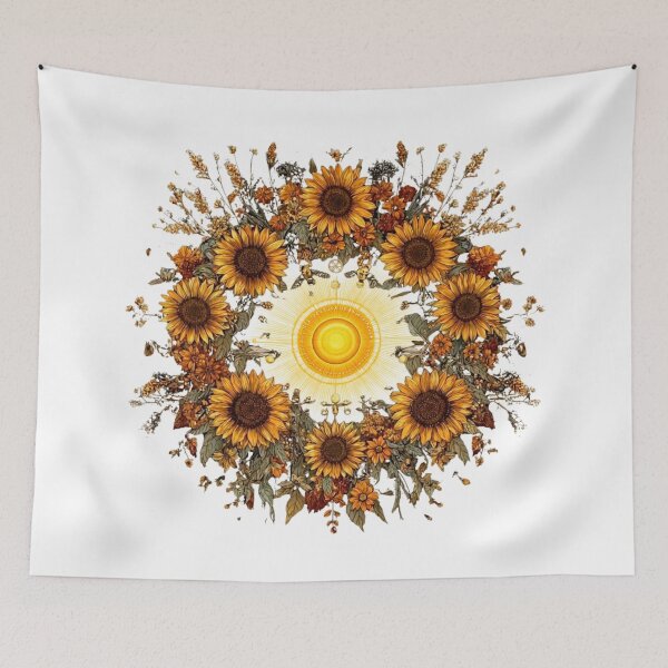 Item preview, Golden Sunflower Soul Mandala designed and sold by MoonSoul Studio.