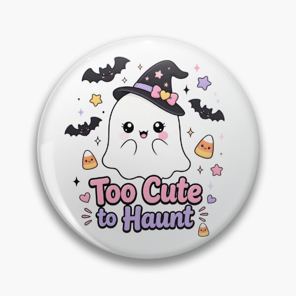 Item preview, Too Cute to Haunt – Kawaii Ghost Halloween Design | Adorable Spooky Season Graphic designed and sold by ColorClouds.