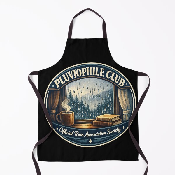 Item preview, pluviophile club, Cozy Reading Rain Aesthetic designed and sold by TulipsArtDesigns .