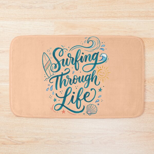 Item preview, Surfing Through Life – Hawaiian Vibes Design designed and sold by Sea Gem.
