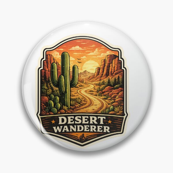 Item preview, Desert Wanderer Adventure Sticker designed and sold by HaveAGoodDay365.