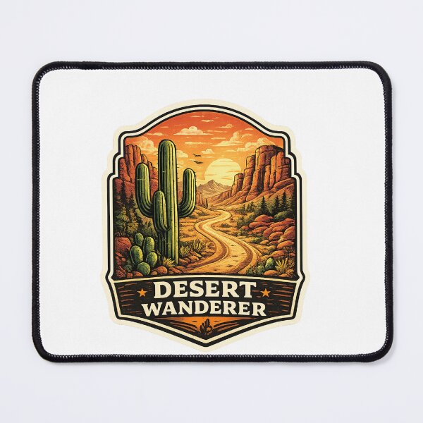 Item preview, Desert Wanderer Adventure Sticker designed and sold by HaveAGoodDay365.