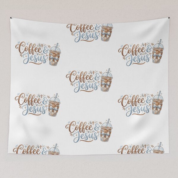 Item preview, Coffee & Jesus- coffee design  designed and sold by RahRahsCreation.