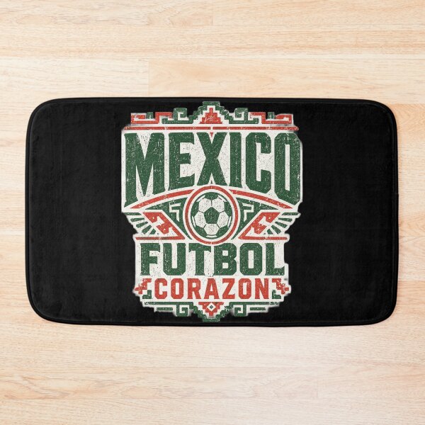 Artikelvorschau, Mexiko Futbol Corazon Vintage Fußball-Fan-T-Shirt entworfen und verkauft von ArthUpscale.