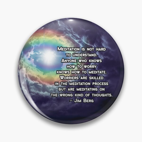 Item preview, Worry Is Wrong Meditation designed and sold by Emilyromrell.