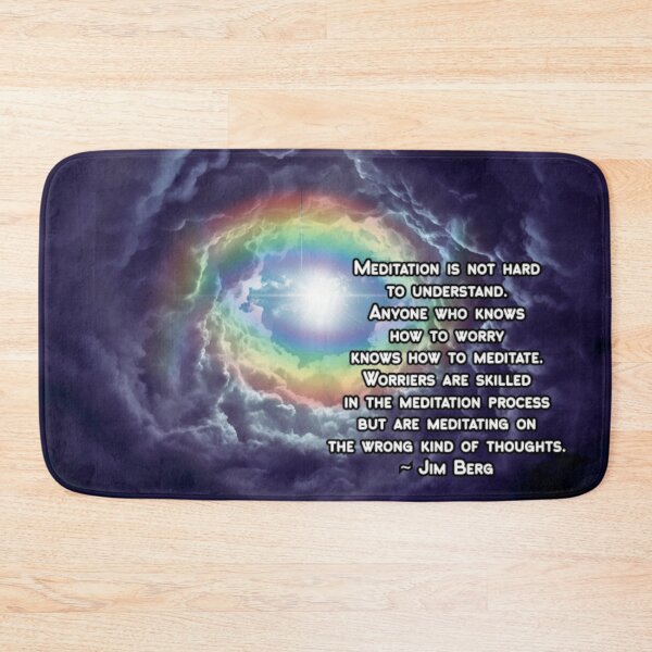 Item preview, Worry Is Wrong Meditation designed and sold by Emilyromrell.