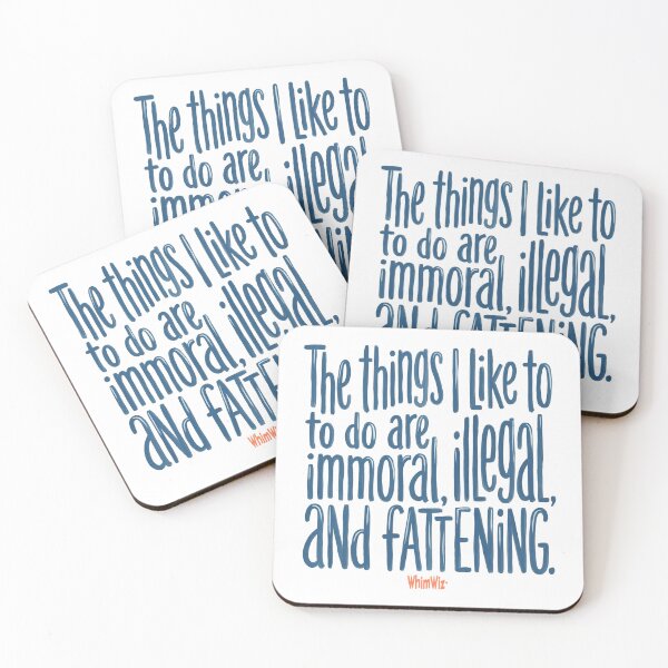 Item preview, Things I Like to Do - WhimWiz Funny & Quirky Gift Ideas designed and sold by WhimWiz.