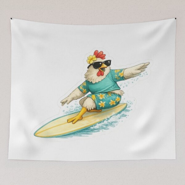 Item preview, chicken surfing designed and sold by Snurly.