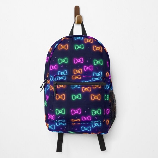 Item preview, Kawaii Neon Bows – Colorful, Aesthetically Flirty, and Y2K Pattern designed and sold by SatinPosterCo.