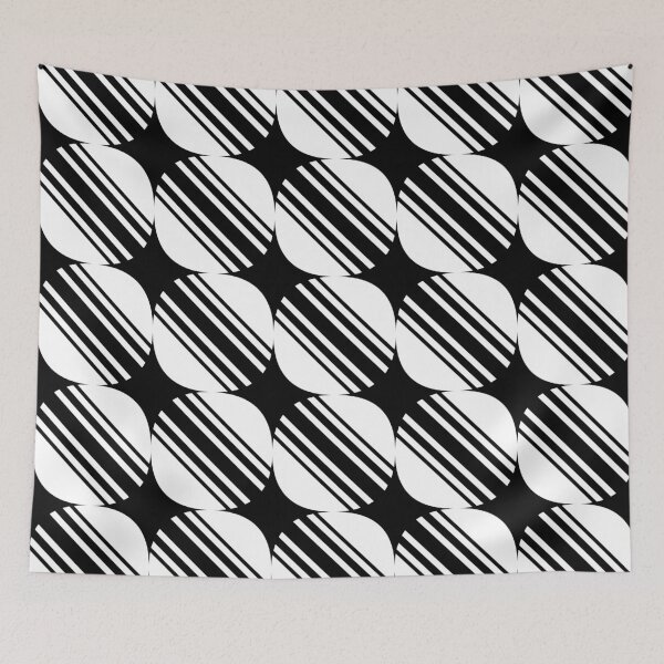 Item preview, Black & white mosaic designed and sold by Mint + Midnight.