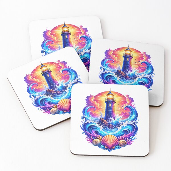 Item preview, Lighthouse Ocean Surge designed and sold by syotos-ai.