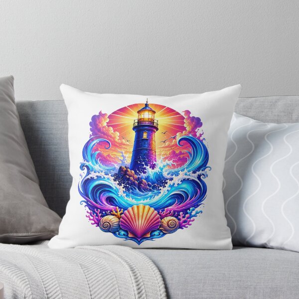 Item preview, Lighthouse Ocean Surge designed and sold by syotos-ai.